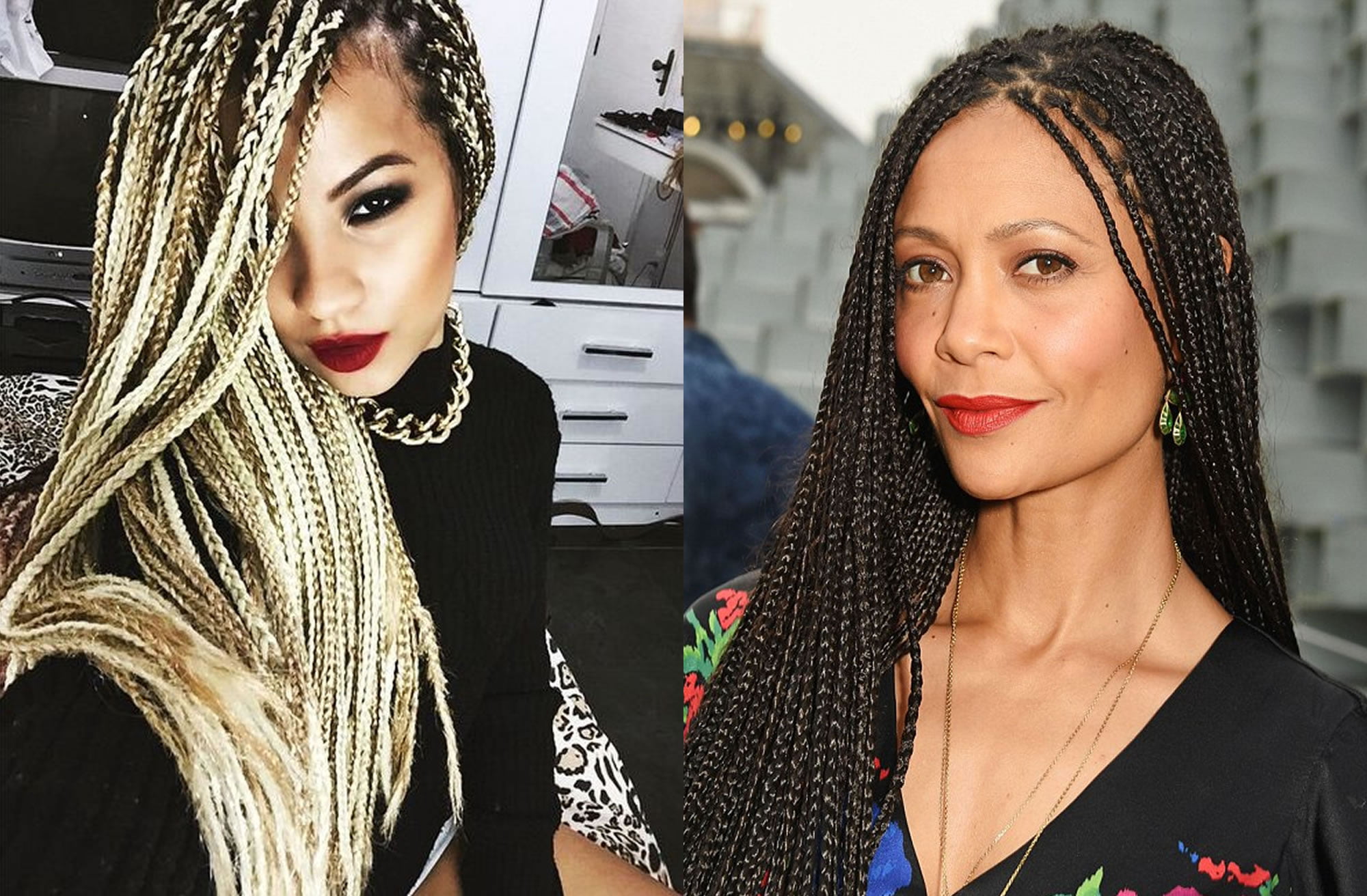 3. 30 Black Braided Hairstyles You Can Try for a Chic Summer Look - wide 6