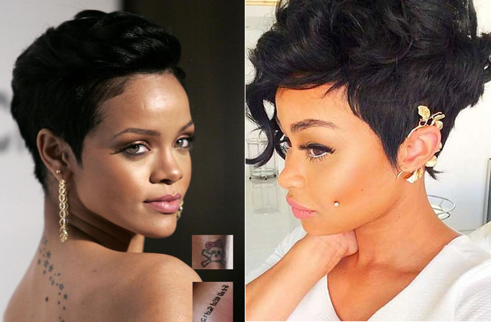 black short pixie hairstyles 2018