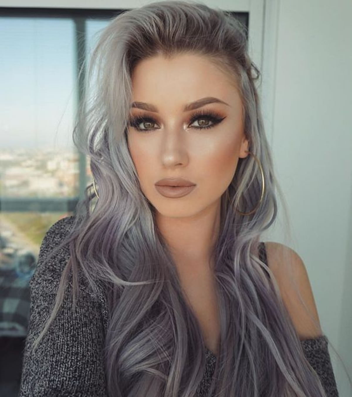 Gray hair color ideas 2018-2019 : Long Hair Tutorial - Page 2 of 3