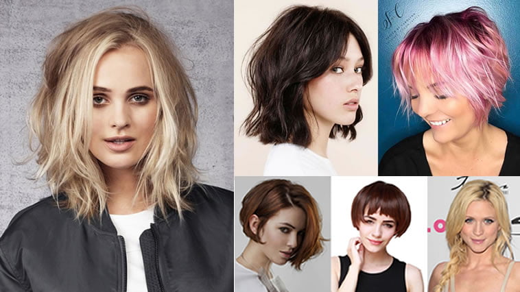 Layered Medium Bob Haircuts And Hair Color Images For 2018