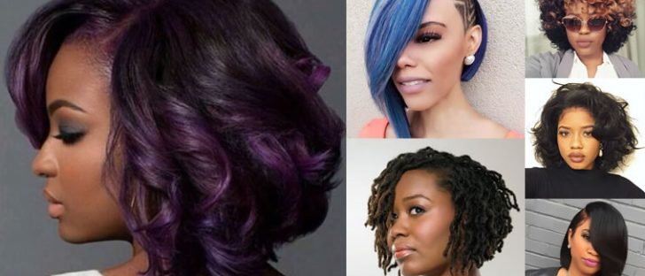 Short Bob Hairstyle for Black Women & Hair Color Ideas
