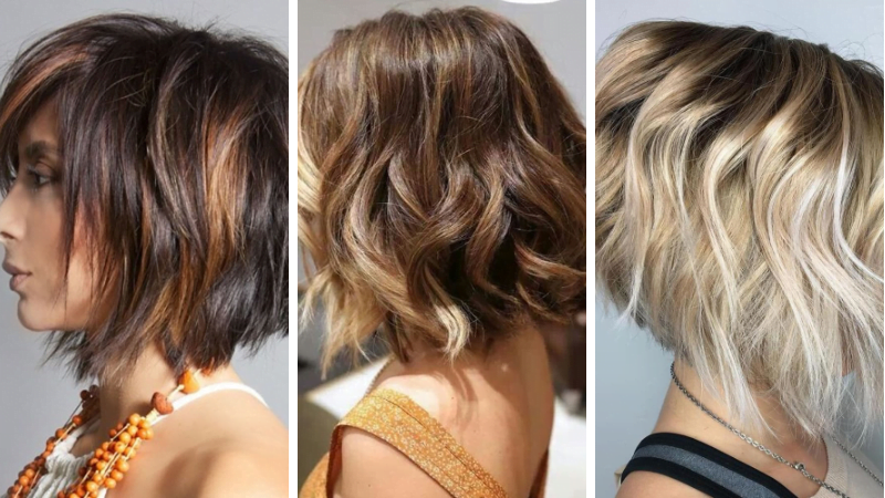 28 Shining Highlights Ombre Short Bob Hair Haircolors