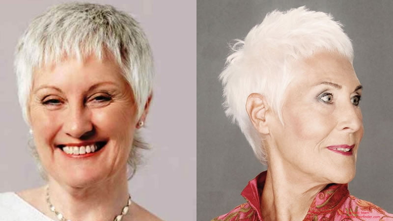 pixie haircut over 60