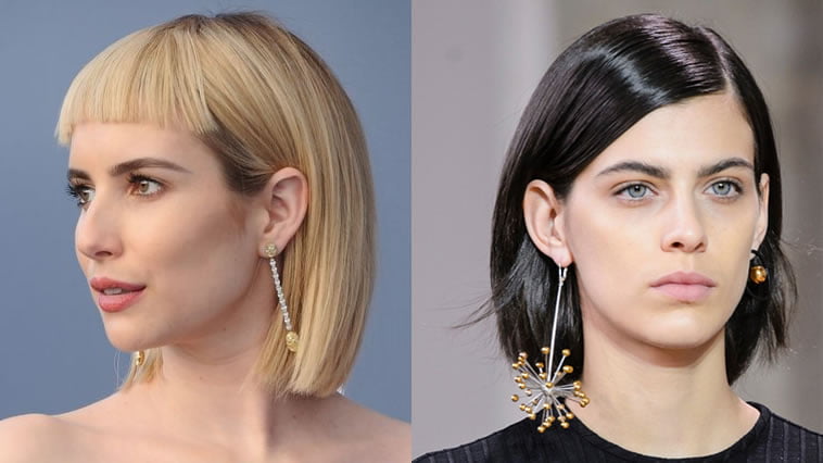 Straight hairstyle bob haircut 2019
