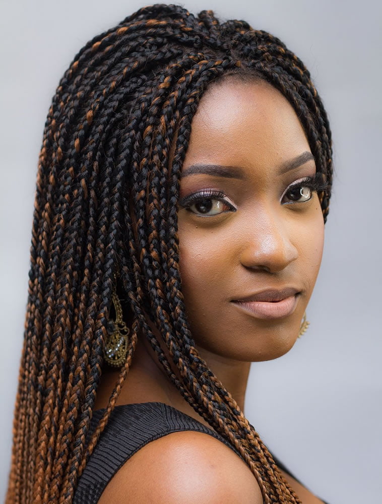 Two tones hair color 2019 box braids for long hairstyles ...