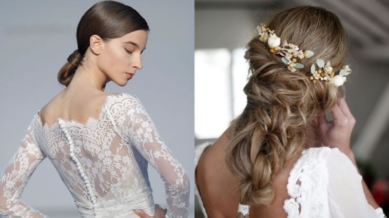 Wedding hairstyles for long hair 2019-2020