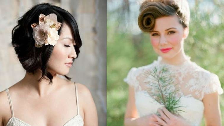 Wedding hairstyles for medium hair 2019-2020