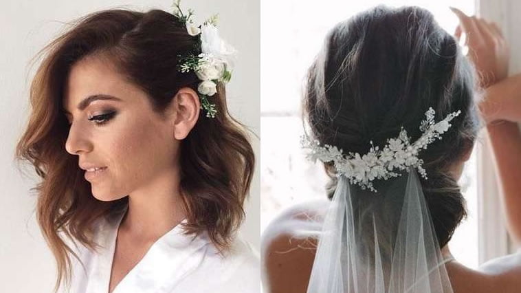 Wedding hairstyles for medium hair 2019-2020