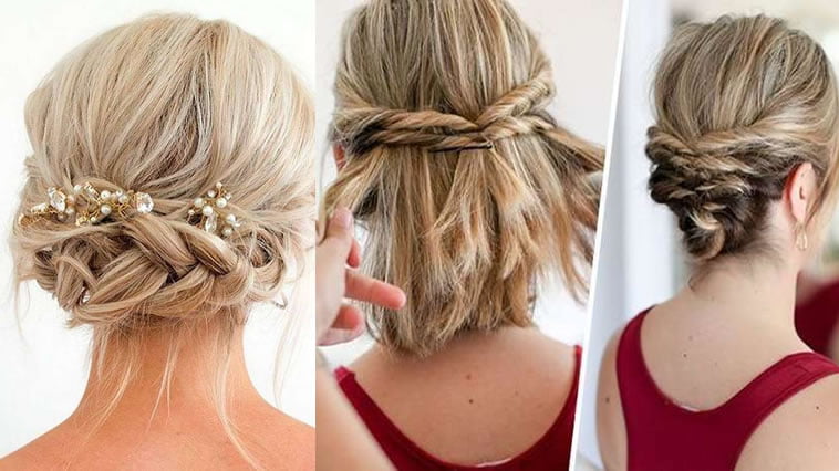 Wedding hairstyles for medium hair 2019-2020
