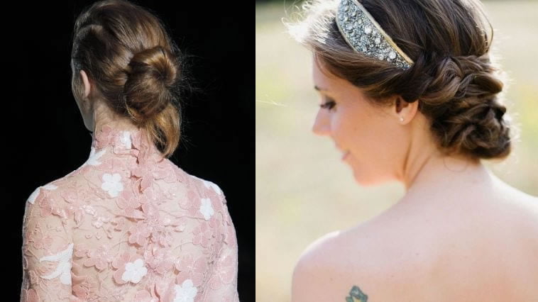 Wedding hairstyles for medium hair 2019-2020