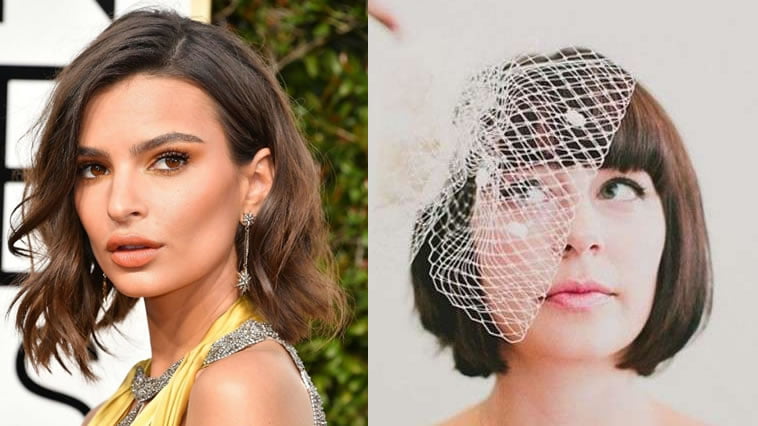 Wedding hairstyles for medium hair 2019-2020