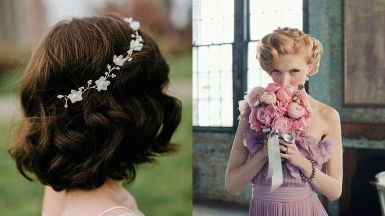 Wedding hairstyles for medium hair 2019-2020
