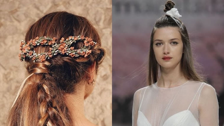 Wedding hairstyles half up half down 2019-2020
