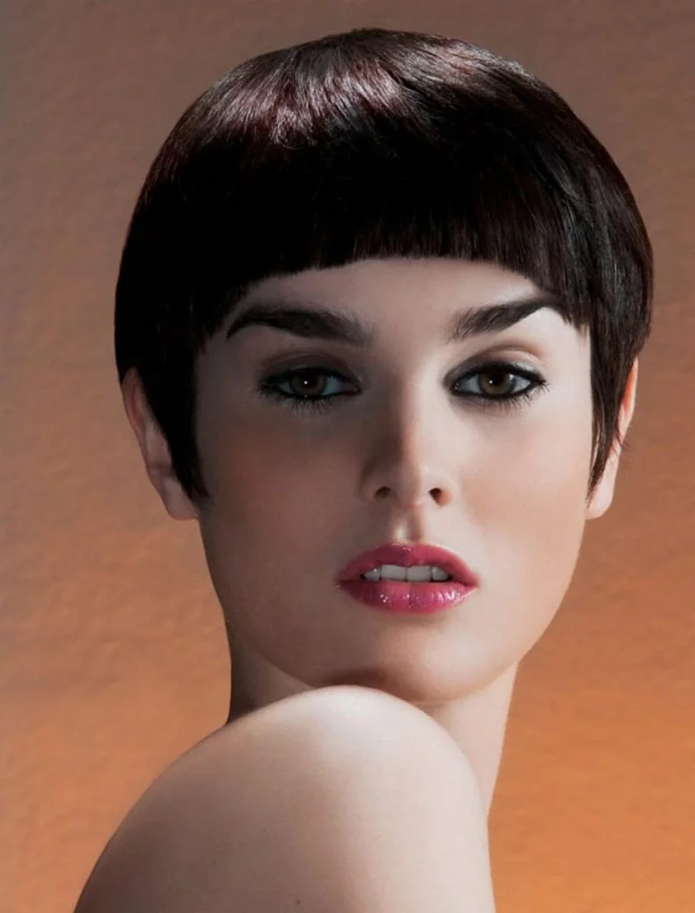 Bowl short haircut round face