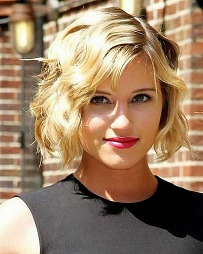 Highlight wavy bob hair cut 2020