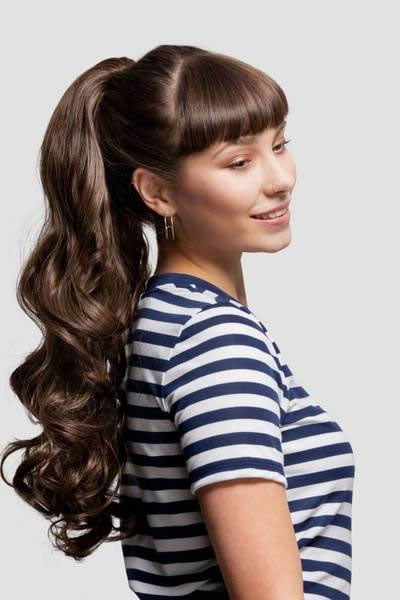 curly ponytail hairstyles 2020
