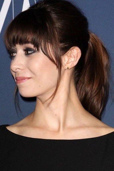 ponytail with bangs 2020