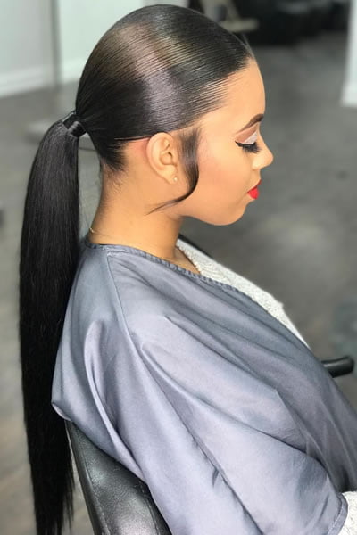 sleek ponytail 2020