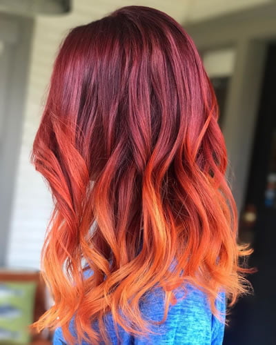 Ombre hair color 2020