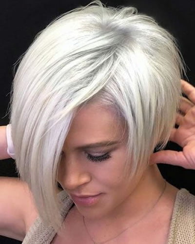 Asymmetrical Short Bob Haircuts 2020 - 2021 - Hair Colors