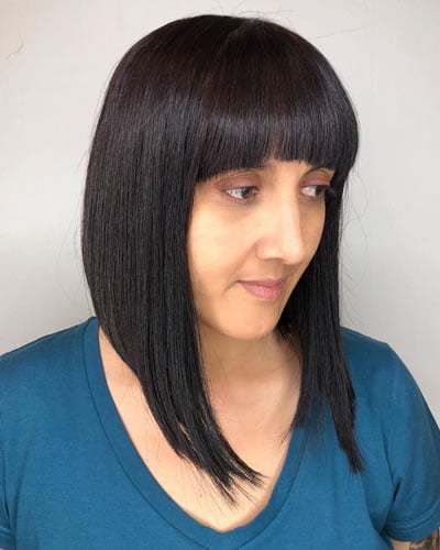 Blunt haircut 2020 - 2021