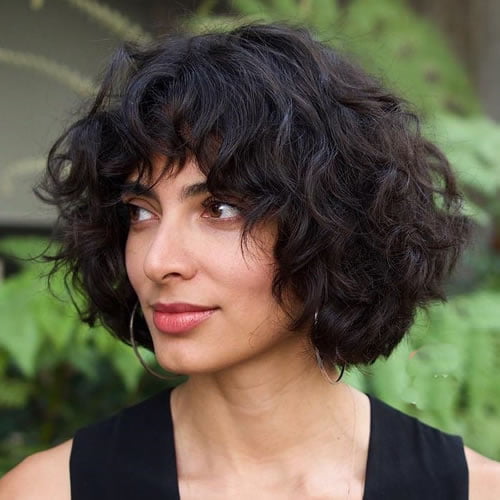 Short curly hairstyles 2020 - 2021
