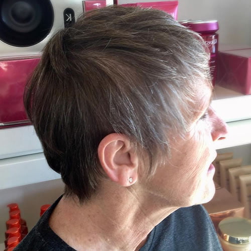 Short hairstyles for women over 70 in 2020-2021