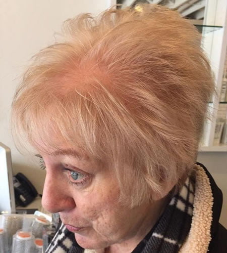 Short hairstyles for women over 70 in 2020-2021