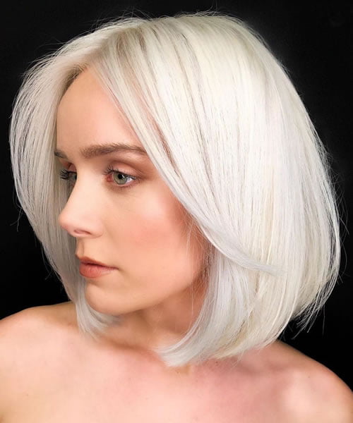 Platinum Bright Blonde Hair