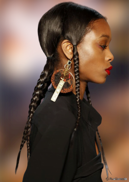 Braids long hairstyle