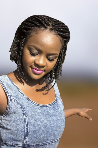 Braided Bob hairstyles for black women 2021-2022