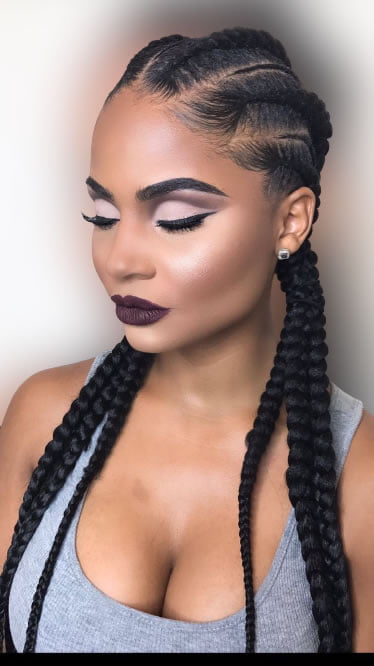 2021 Cornrow hairstyles for black women