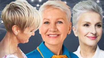 Short haircuts for women over 65 in 2021-2022