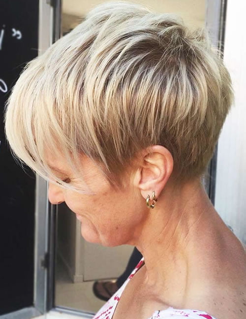 Attention! Short haircuts for women over 65 in 2021-2022