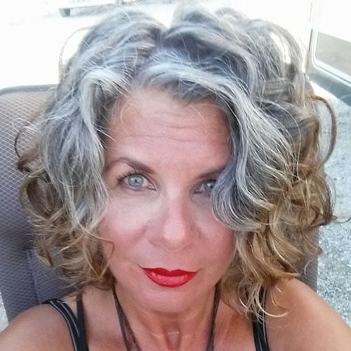 Curly short hairstyles for women over 60 in 2021-2022