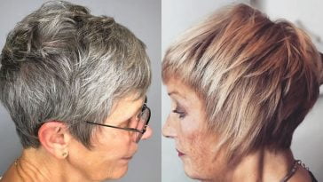 Short hairstyles for women over 70 in 2021-2022
