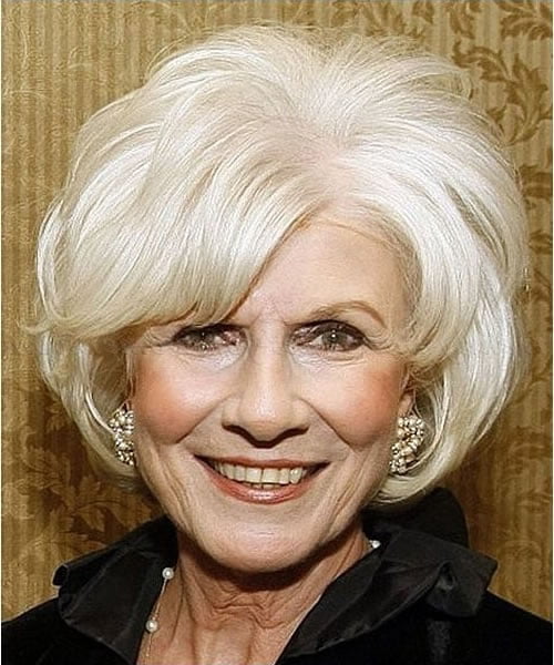 Short hairstyles for women over 70 in 2021-2022