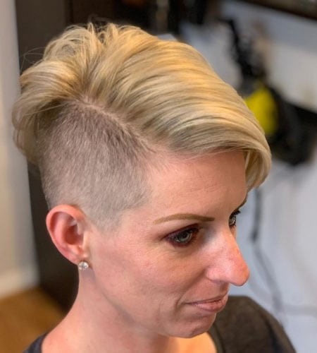 Undercut short haircuts for women 2021-2022