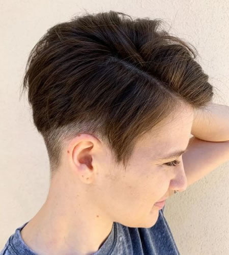 Undercut short haircuts for women 2021-2022