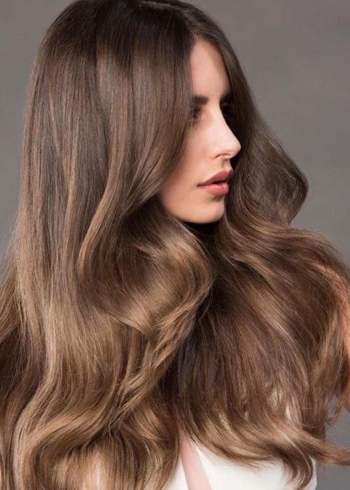 Brown hair colors for long hair in 2021-2022
