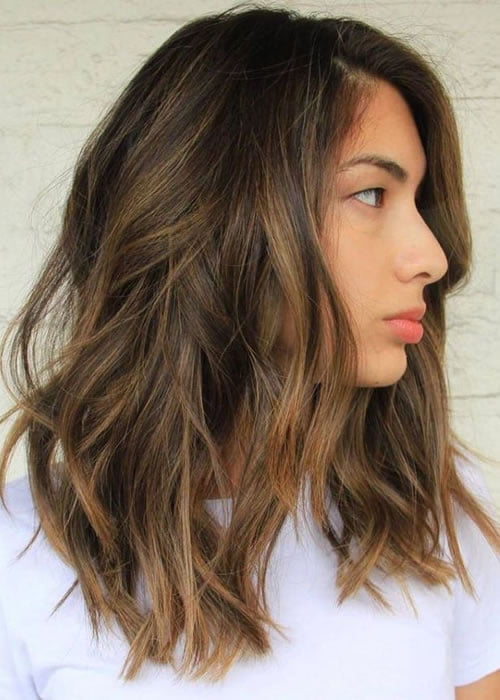 Brown hair color for medium length hair in 2021-2022