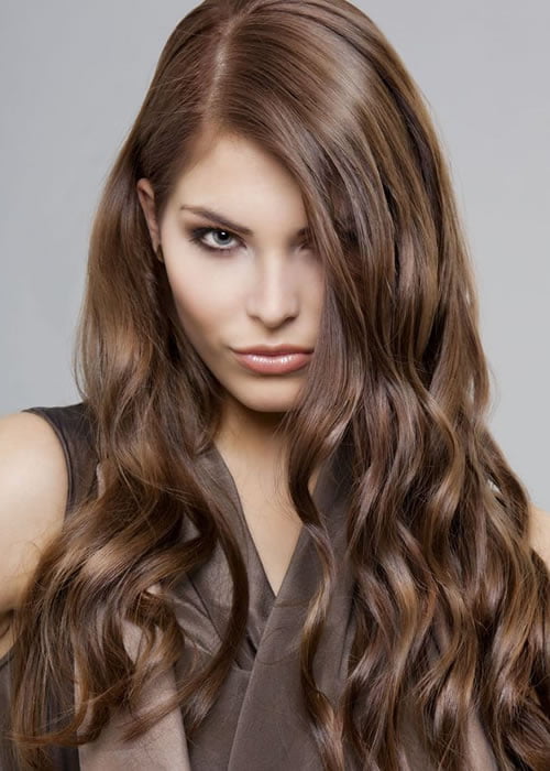 Brown hair colors for long hair in 2021-2022