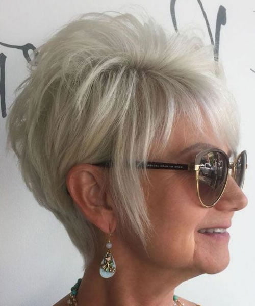 Short haircuts and hairstyles for older women in 2021-2022