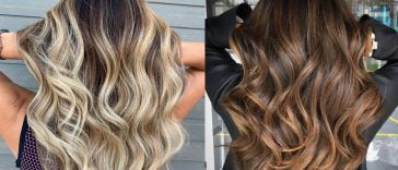 Balayage highlights hairstyles for women in 2021-2022