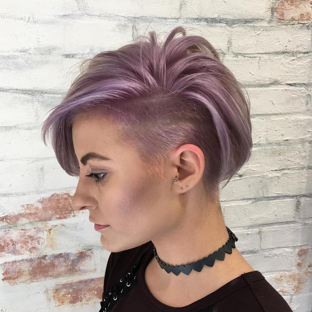 Asymmetrical Undercut  Short haircuts for Women in 2021-2022