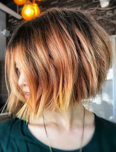 Balayage short hair 2021-2022