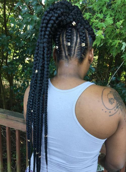 Ponytail hairstyles for black women in 2021-2022