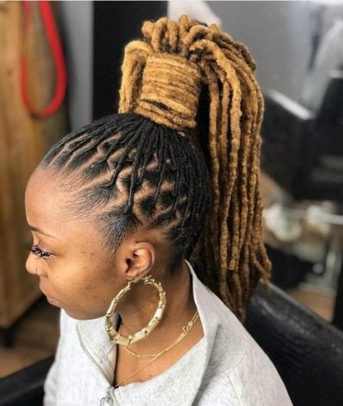 Ponytail hairstyles for black women in 2021-2022