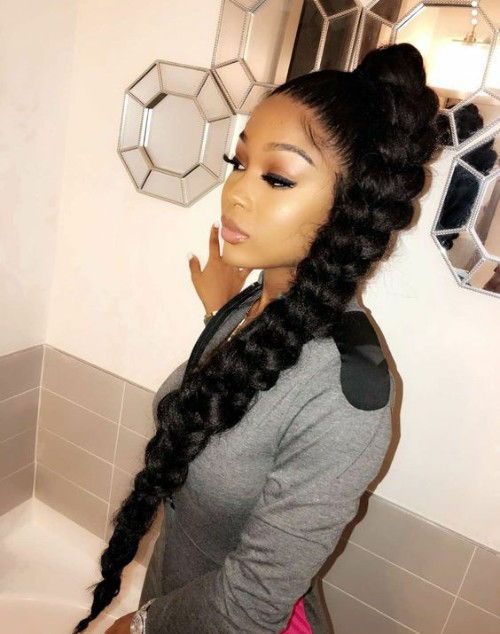 Ponytail hairstyles for black women in 2021-2022