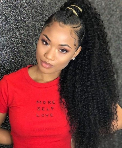 Ponytail hairstyles for black women in 2021-2022